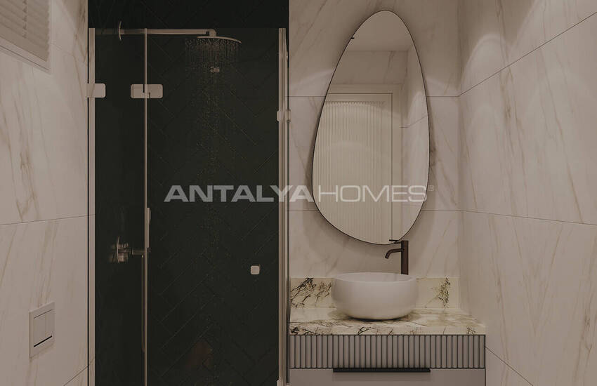 Apartments with a Pool and Security in Antalya Kepez 33