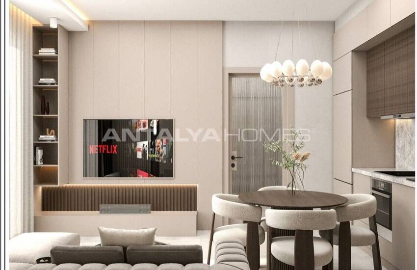 Sea View Flats in a Complex with Social Facilities in Kestel 14