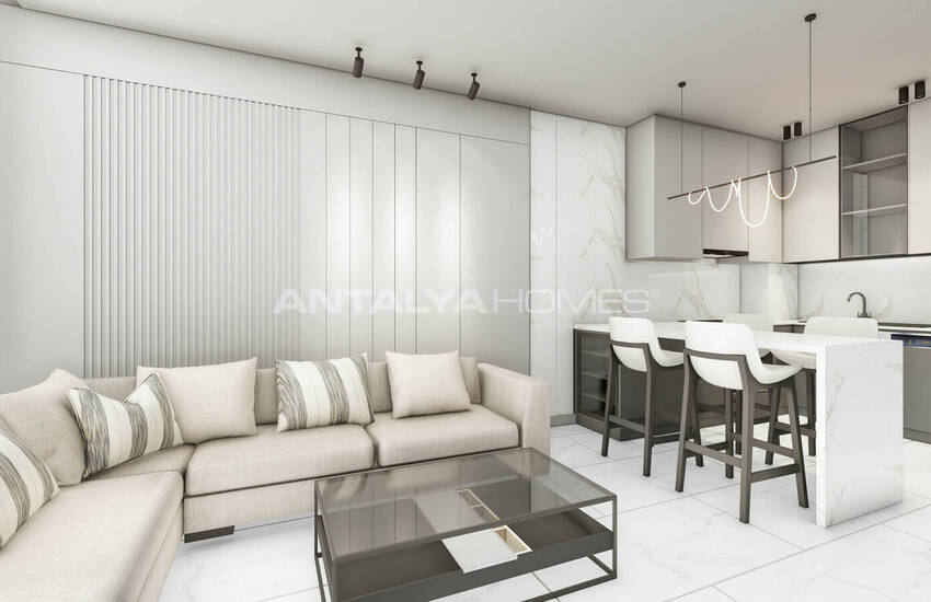 Apartment with Rich Communal Amenities in Antalya Altintas 3