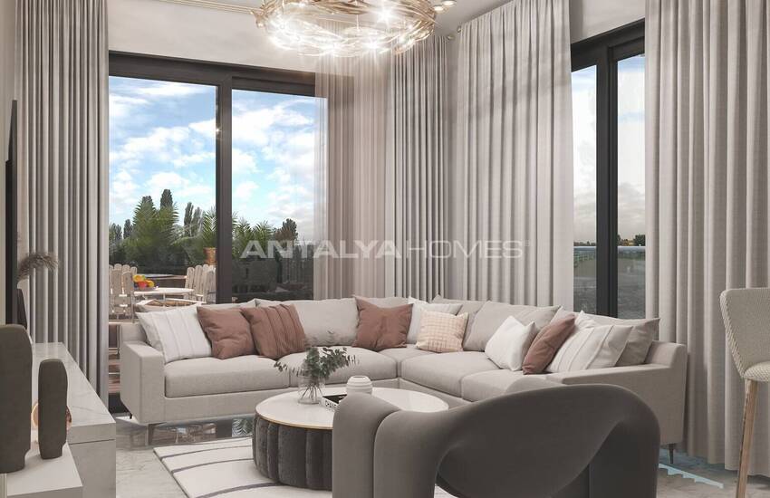 Apartments with a Communal Pool Near the Sea in Antalya Altintas 5