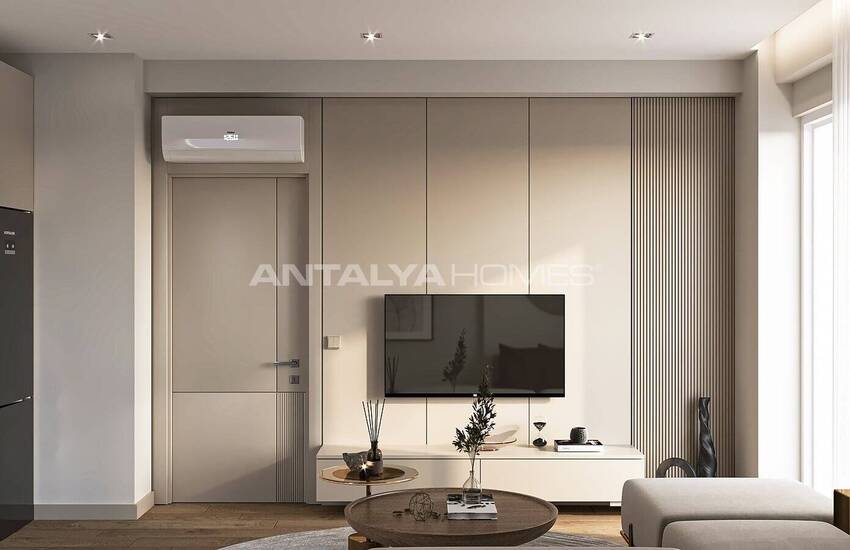 Middle and Ground Floor Apartments with Pool in Antalya Kepez 10
