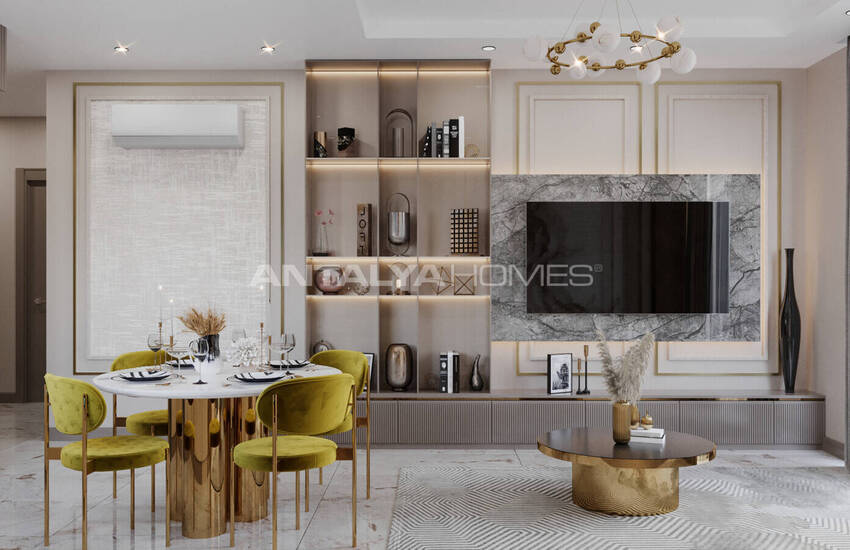 Sea and Castle View Apartments with Rich Amenities in Alanya 14