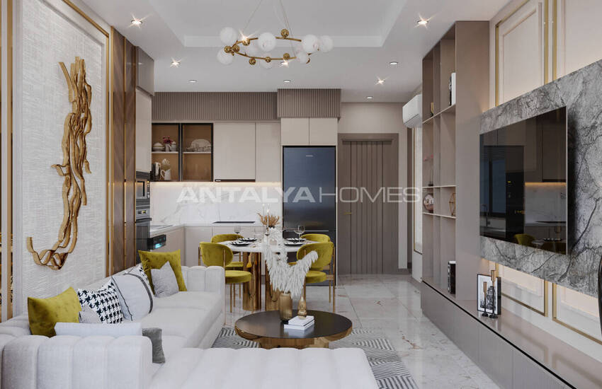 Sea and Castle View Apartments with Rich Amenities in Alanya 15