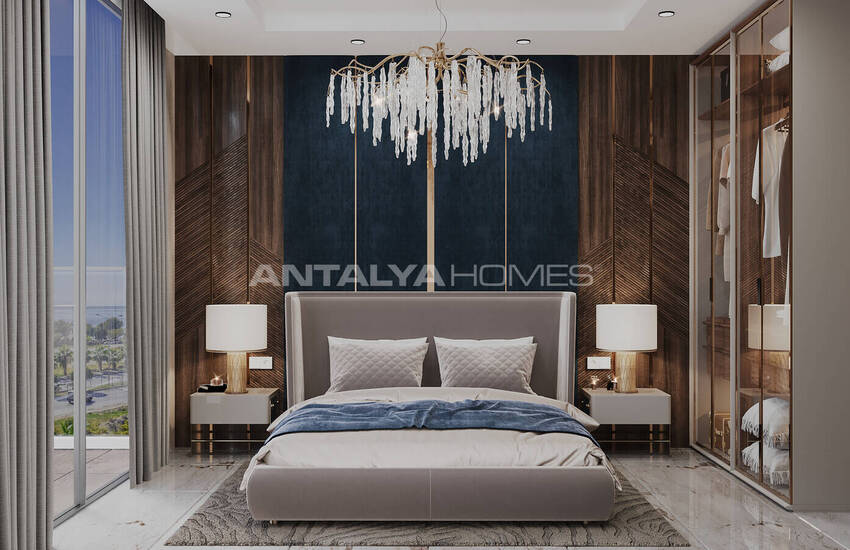 Sea and Castle View Apartments with Rich Amenities in Alanya 16