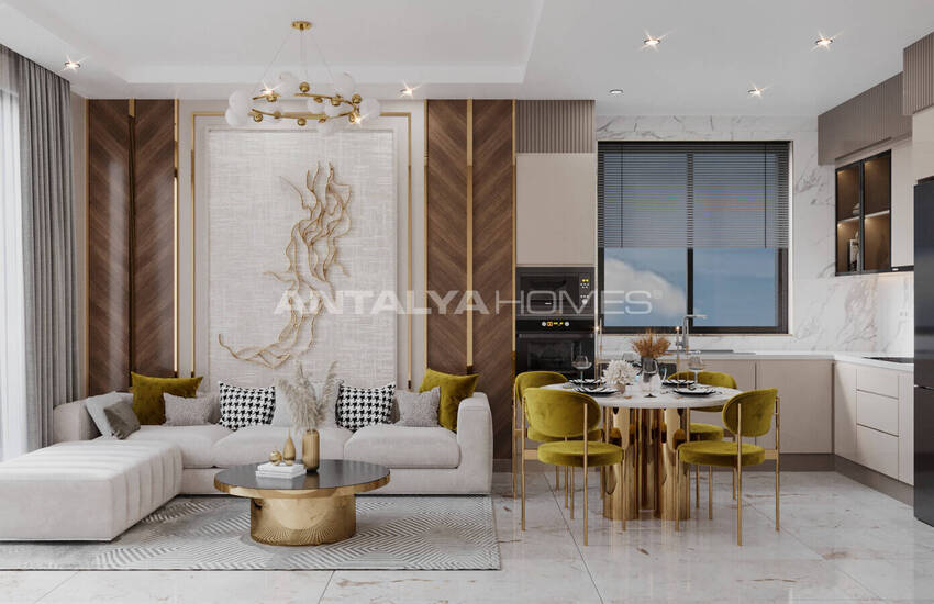Sea and Castle View Apartments with Rich Amenities in Alanya 13