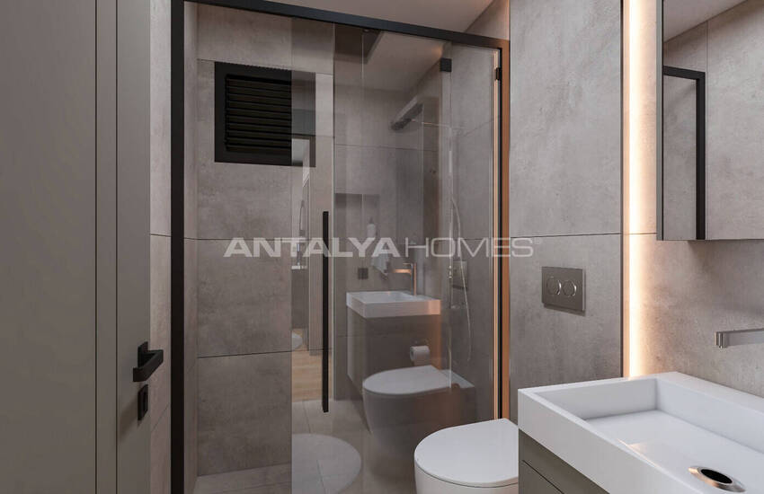 Beaux Appartements Avec Jardin Commun À Antalya Kepez 22