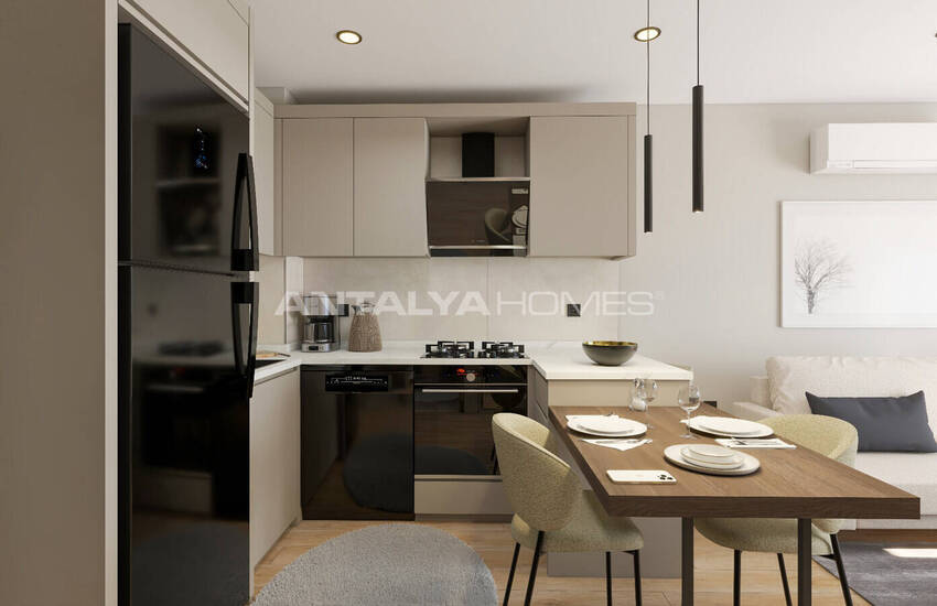 Beaux Appartements Avec Jardin Commun À Antalya Kepez 13