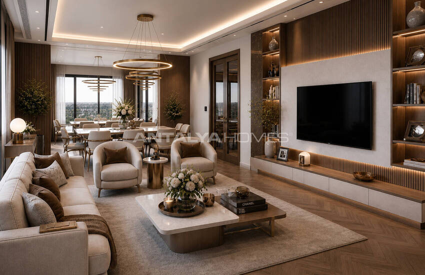 Apartments with Shared Pool Near the Beach in Alanya Center 12