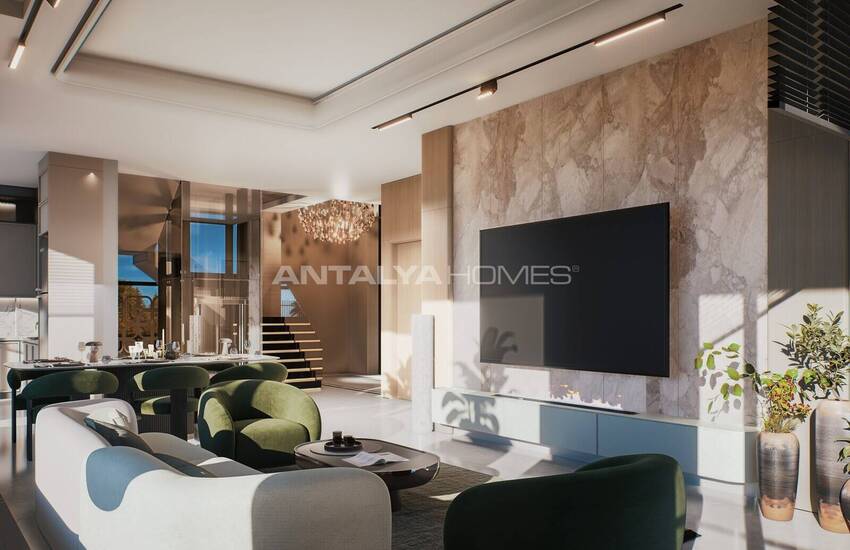 4-storey Smart Detached Villa with Sea View in Alanya 19
