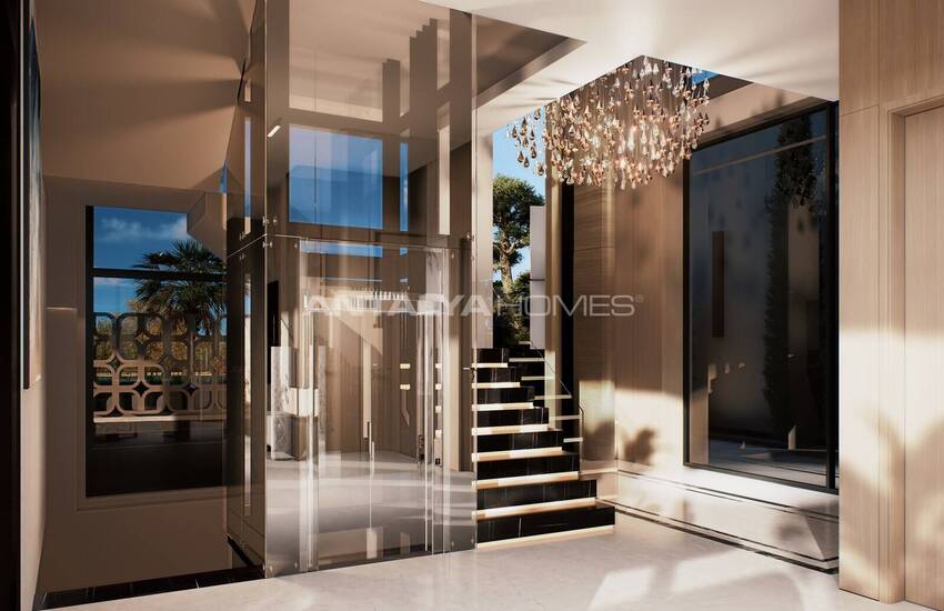 4-storey Smart Detached Villa with Sea View in Alanya 28