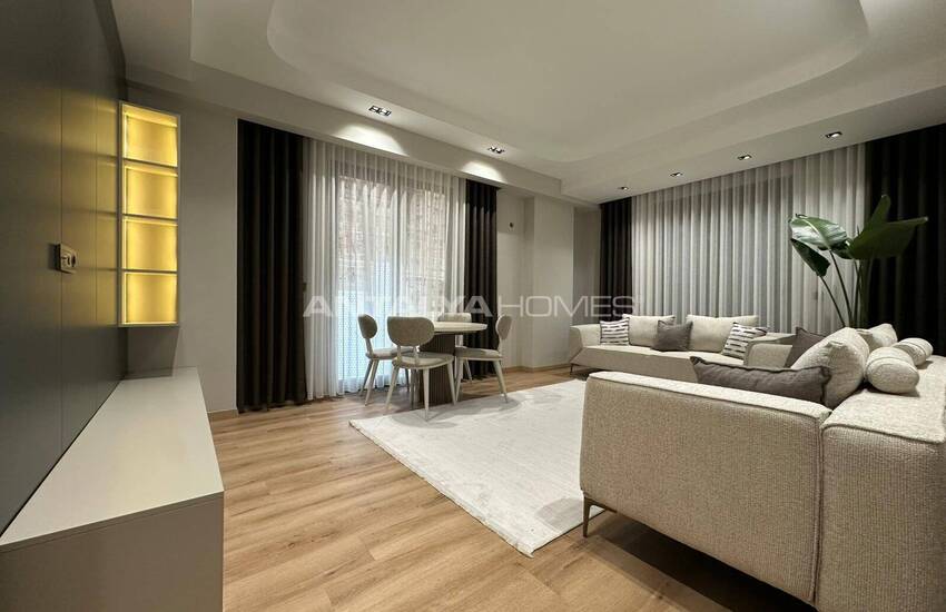 Flats with Shared Pool Near Amenities in Kepez Antalya 14