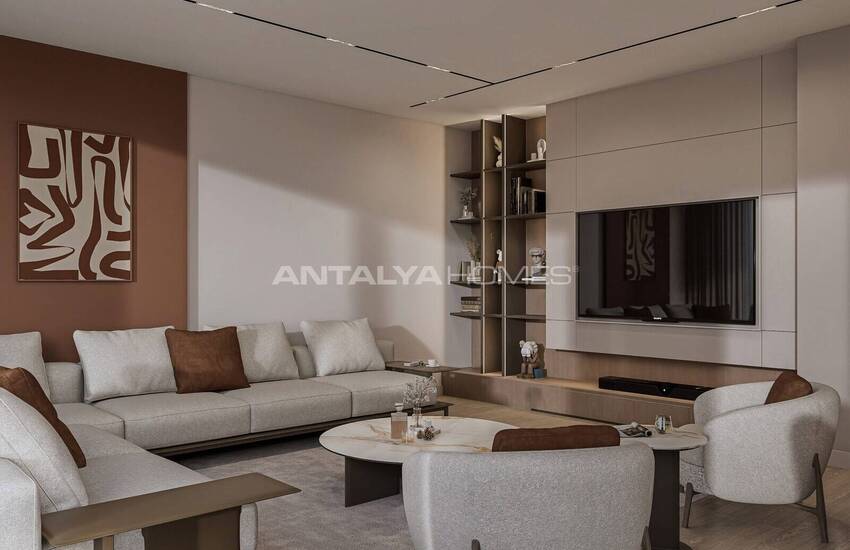 Middle Floor Apartments Near the Sea in Antalya Muratpasa 9