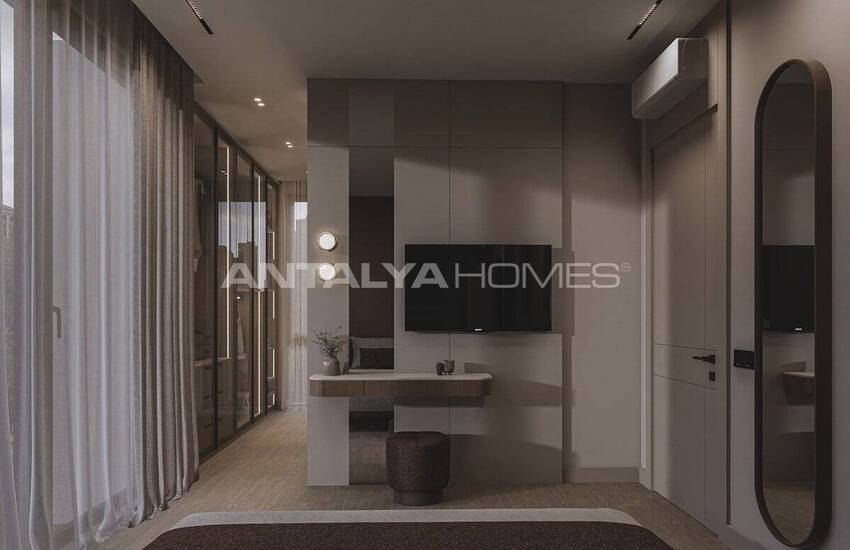 Middle Floor Apartments Near the Sea in Antalya Muratpasa 16