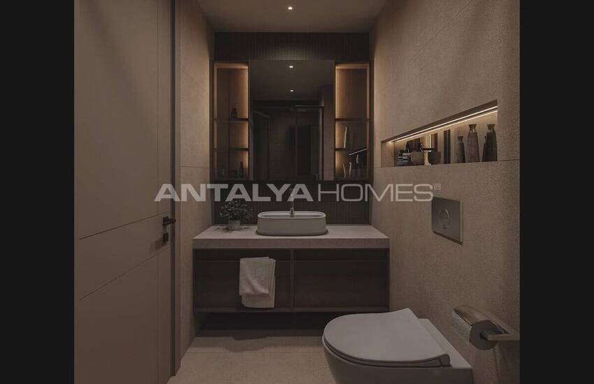 Middle Floor Apartments Near the Sea in Antalya Muratpasa 22