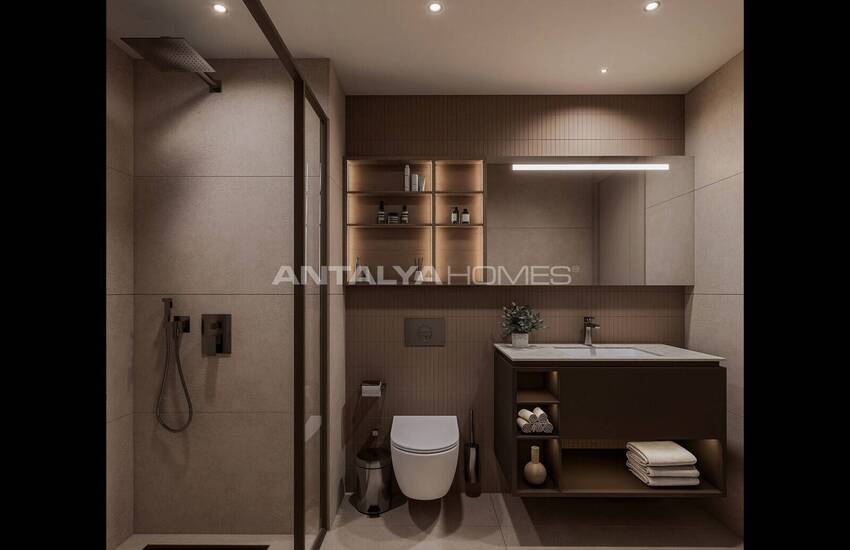 Middle Floor Apartments Near the Sea in Antalya Muratpasa 24