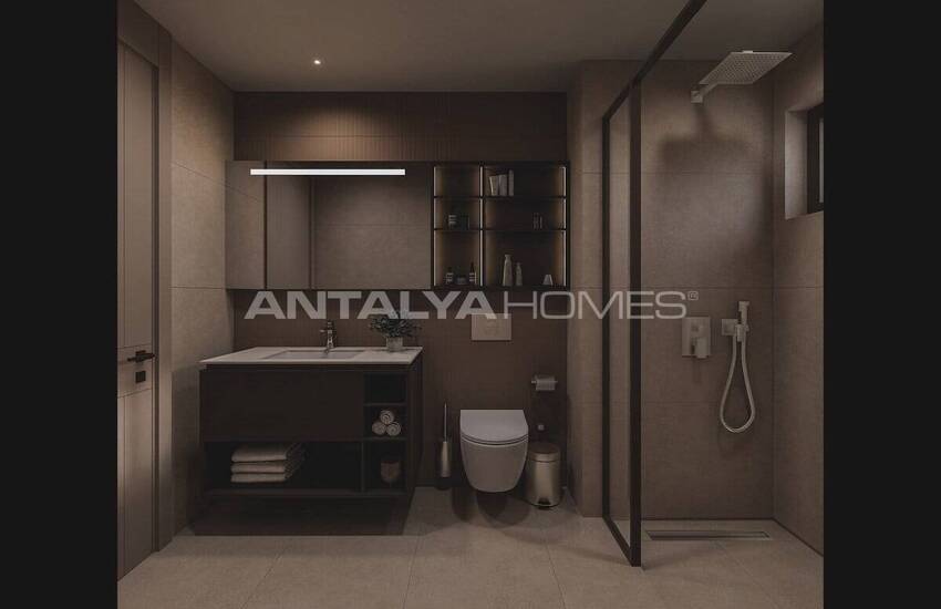 Middle Floor Apartments Near the Sea in Antalya Muratpasa 23