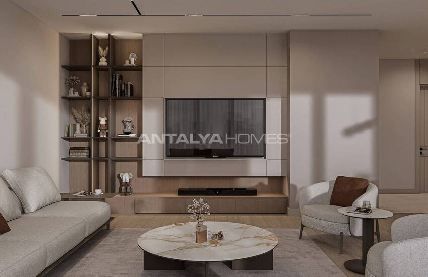 Middle Floor Apartments Near the Sea in Antalya Muratpasa 7