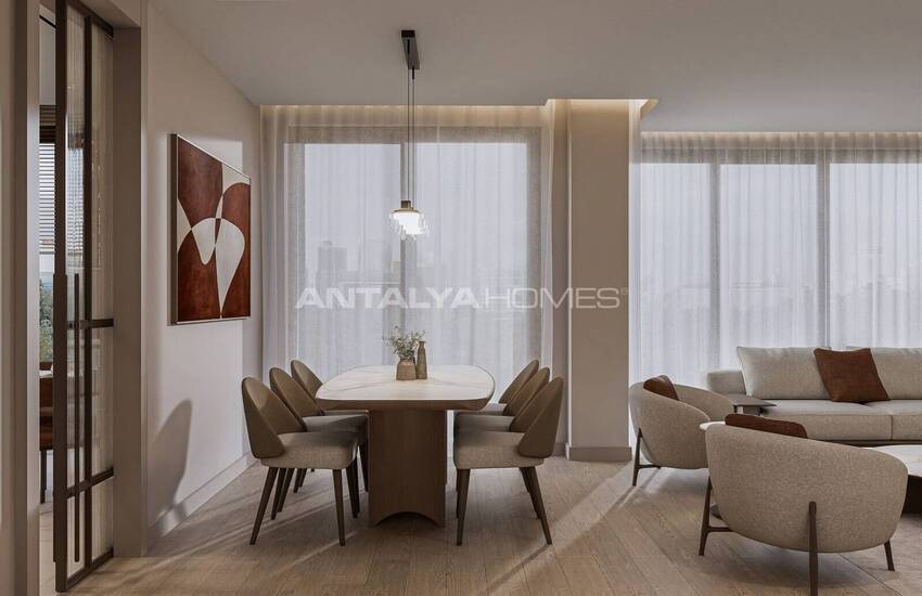Middle Floor Apartments Near the Sea in Antalya Muratpasa 10