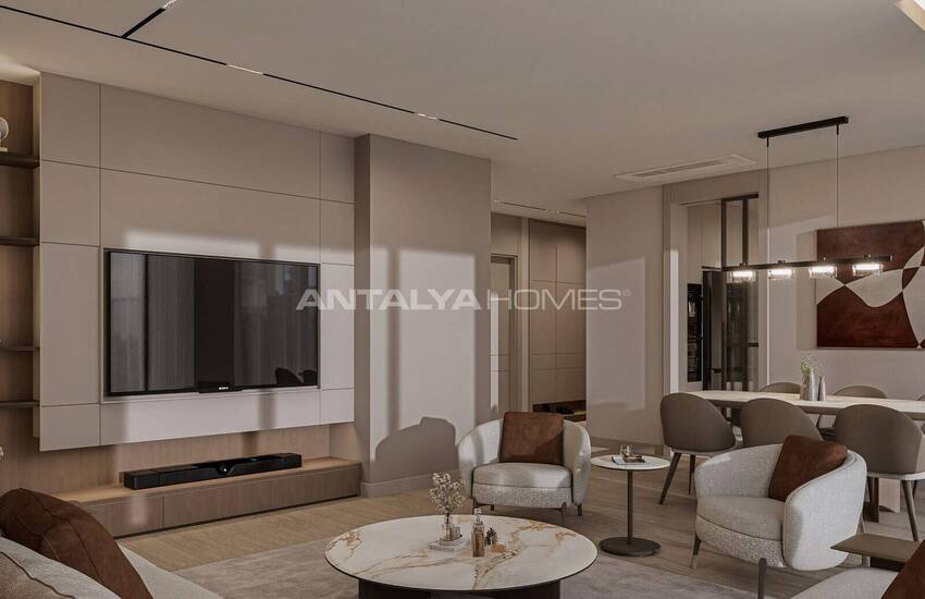 Middle Floor Apartments Near the Sea in Antalya Muratpasa 8