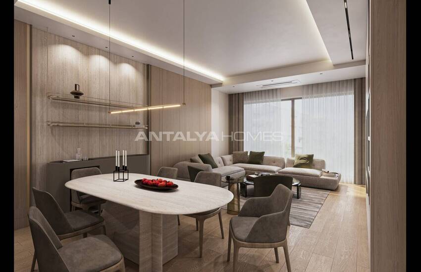 Stylish Middle Floor Apartments for Sale in Antalya Muratpasa 9