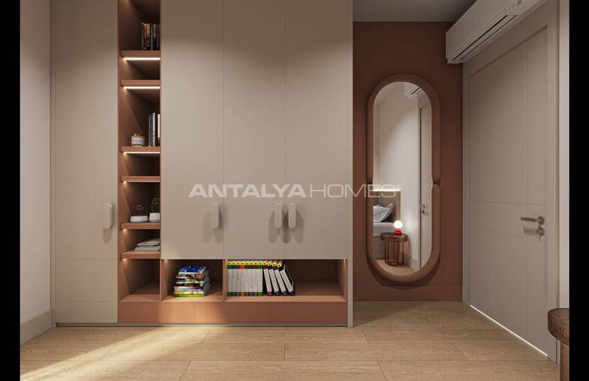 Stylish Middle Floor Apartments for Sale in Antalya Muratpasa 19
