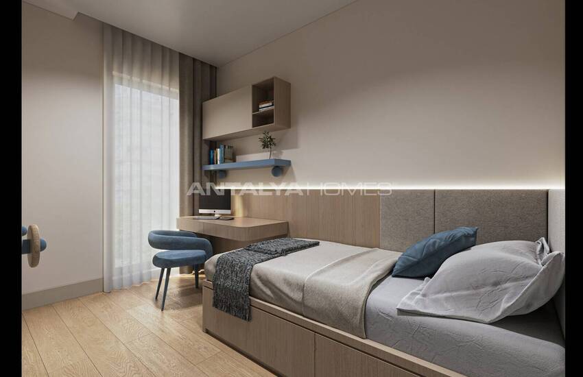 Stylish Middle Floor Apartments for Sale in Antalya Muratpasa 20