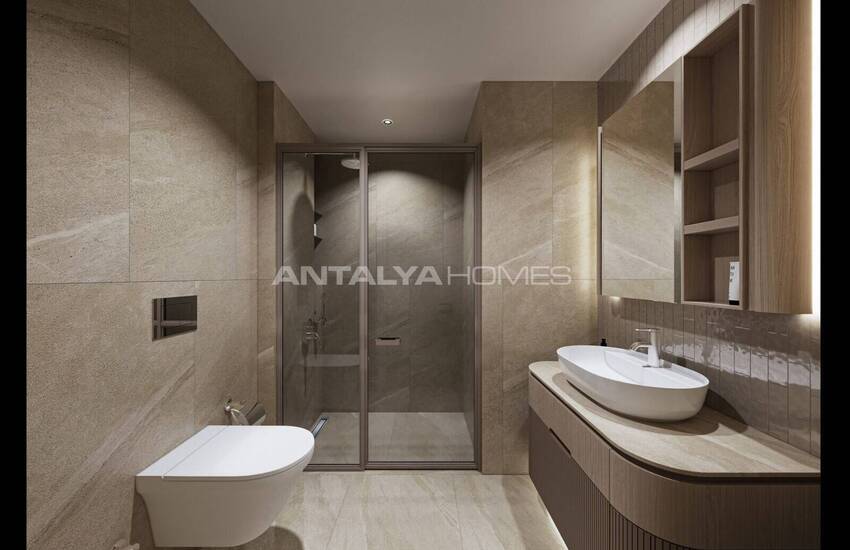 Stylish Middle Floor Apartments for Sale in Antalya Muratpasa 22