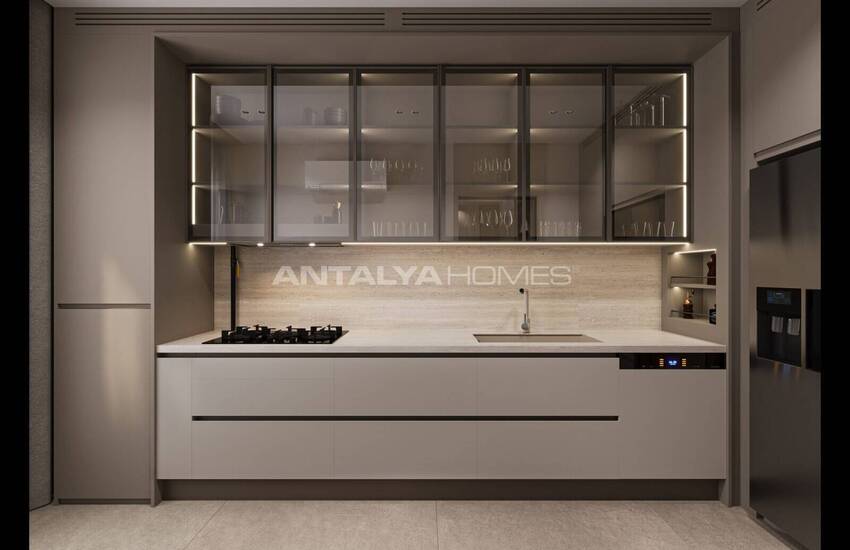 Stylish Middle Floor Apartments for Sale in Antalya Muratpasa 11