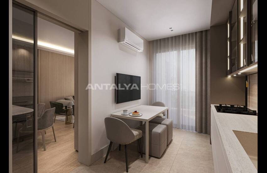 Stylish Middle Floor Apartments for Sale in Antalya Muratpasa 13