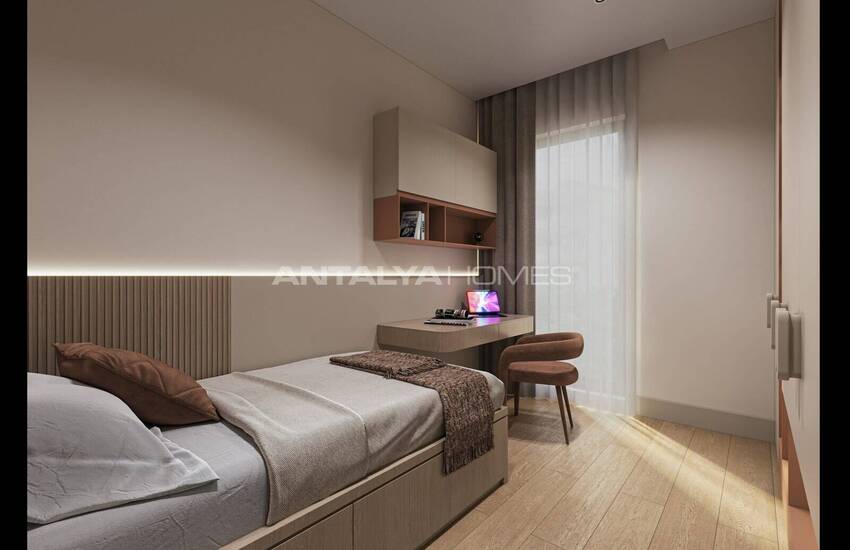 Stylish Middle Floor Apartments for Sale in Antalya Muratpasa 17