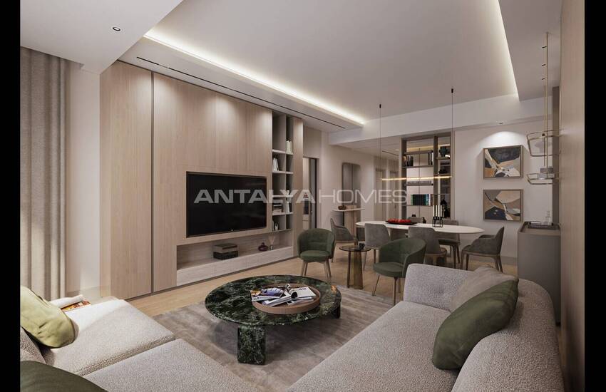 Stylish Middle Floor Apartments for Sale in Antalya Muratpasa 8