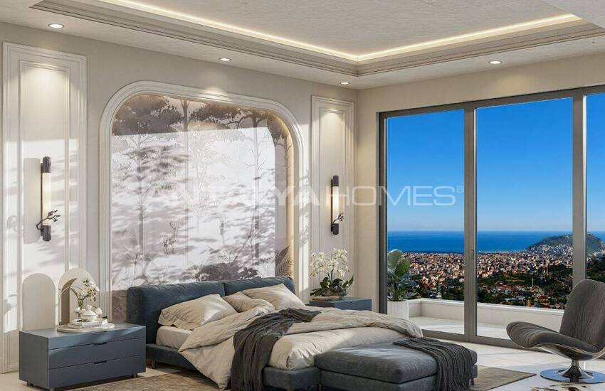 Lyxlägenheter Med Fantastisk Havsutsikt I Alanya 24