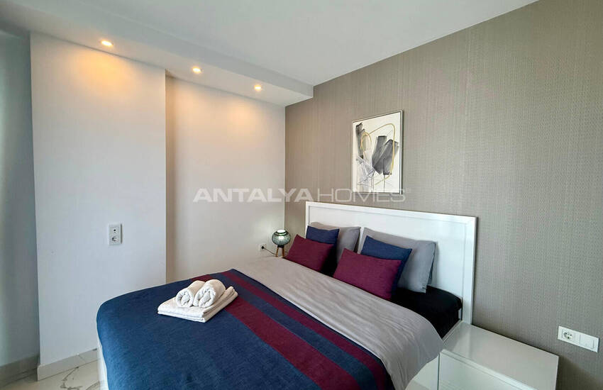 Meerblickwohnung Mit Gemeinschaftspool Und Parkplatz In Alanya 24