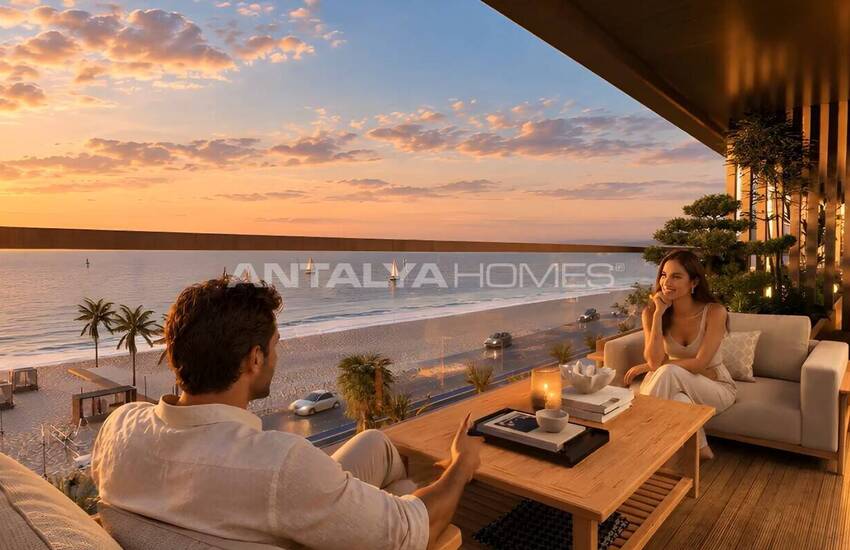 Meerblick-apartments Zum Verkauf In Alanya Mit Gemeinschaftspool