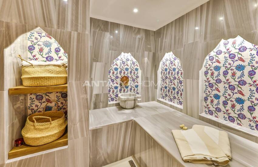 Antalya Kalkan'da Deniz Manzaralı 5 Yatak Odalı Müstakil Villa 15