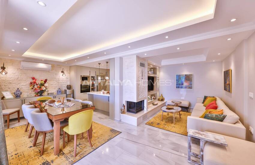 Antalya Kalkan'da Deniz Manzaralı 5 Yatak Odalı Müstakil Villa 4