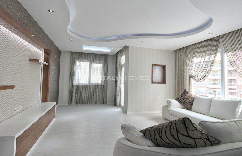 آپارتمان با چشم انداز کوه 1.5 کیلومتر تا ساحل در آنتالیا 4