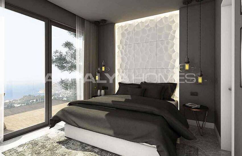 Luxe Ontworpen Ruime Duplex Villa's In Bodrum Gumusluk 11