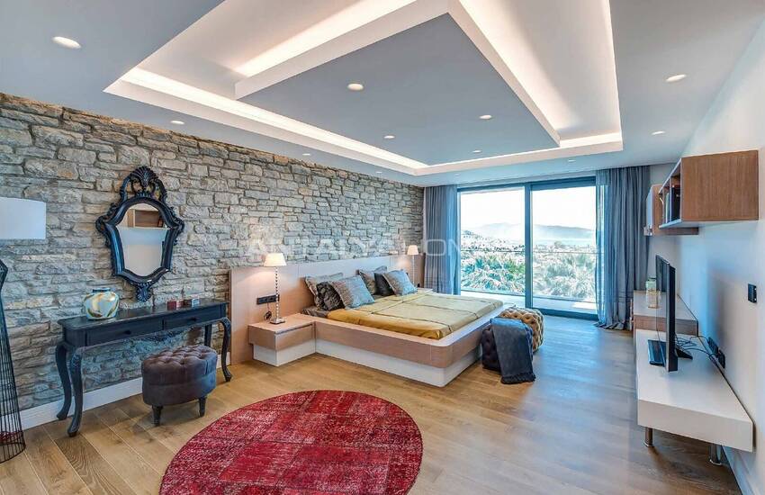 Väl Belägna Triplexvillor Med Privat Pool I Bodrum 10