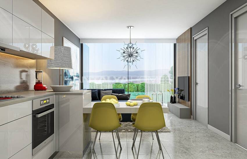 شقق ديلوكس مطلة على البحر بالقرب من المطار في موغلا بودروم 24