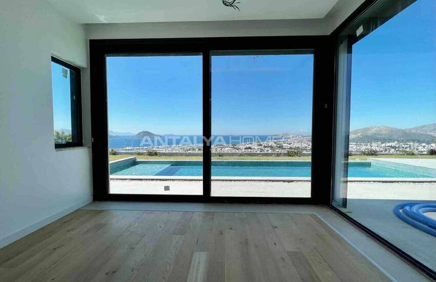Modernt Designade Villor Med Havsutsikt I Turgutreis Bodrum 14