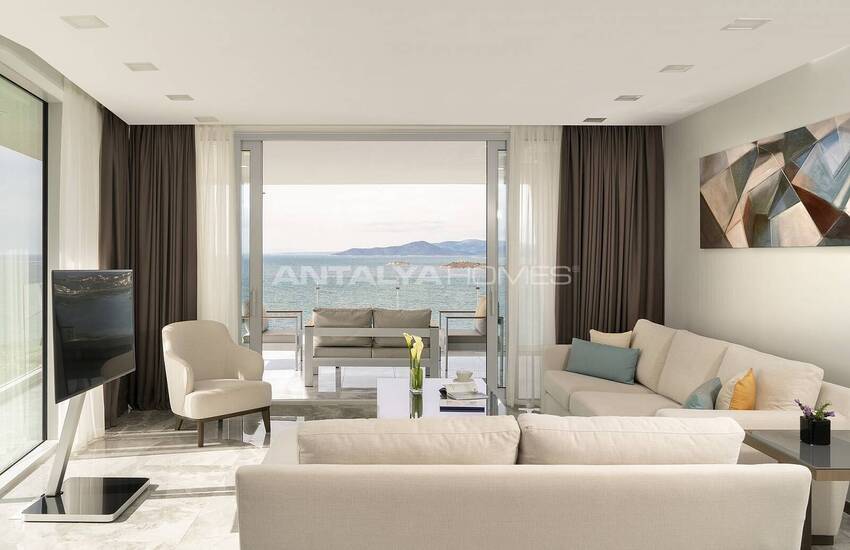 Bodrum Adabükü'nde Özel Koylu Projede Plaja Sıfır Daireler 29