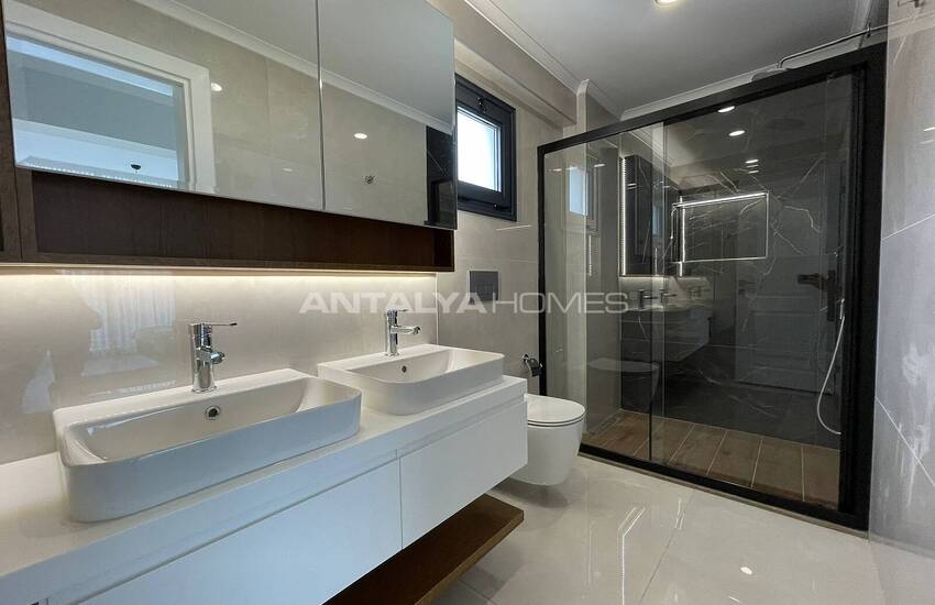 Modern Triplex Villas with Pool and Garden in Fethiye, Mugla 33