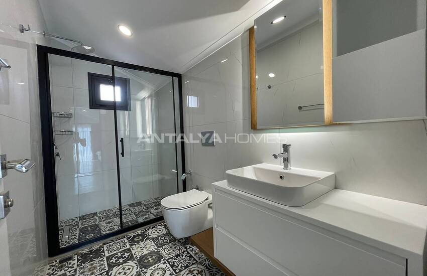 Modern Triplex Villas with Pool and Garden in Fethiye, Mugla 37