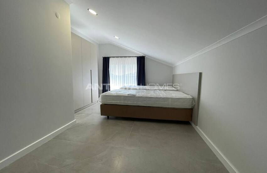 Modern Triplex Villas with Pool and Garden in Fethiye, Mugla 32