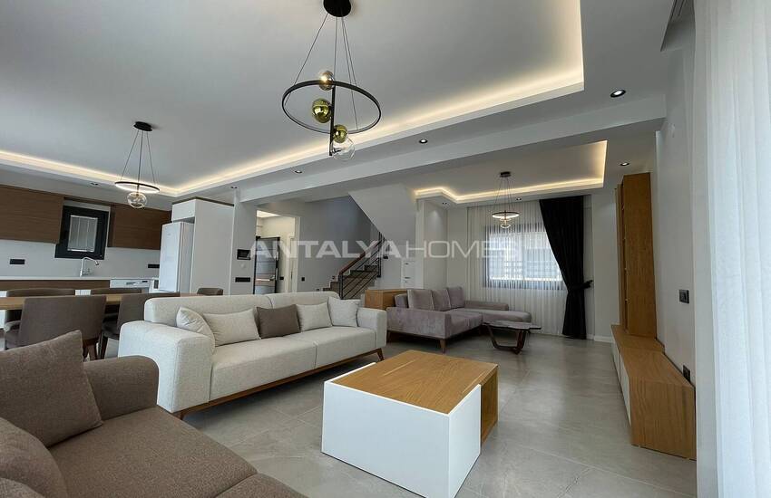 Modern Triplex Villas with Pool and Garden in Fethiye, Mugla 11