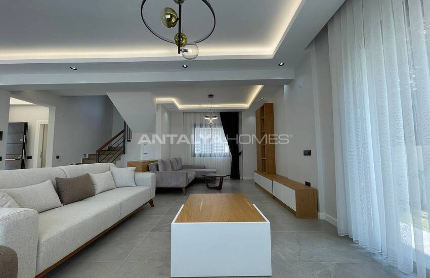 Modern Triplex Villas with Pool and Garden in Fethiye, Mugla 15