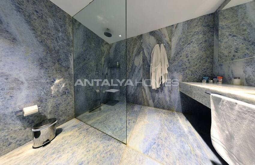 Detached Villas with Castle and Kos Island View in Bodrum 22