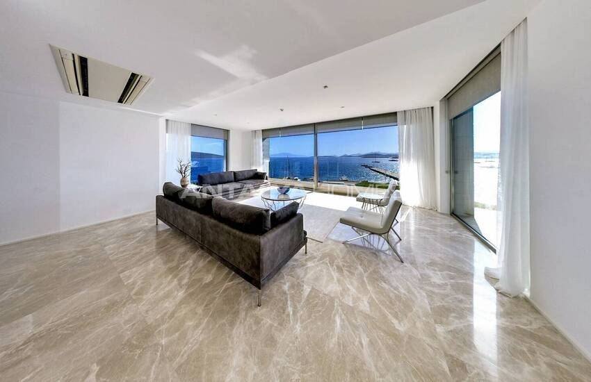 Detached Villas with Castle and Kos Island View in Bodrum 23