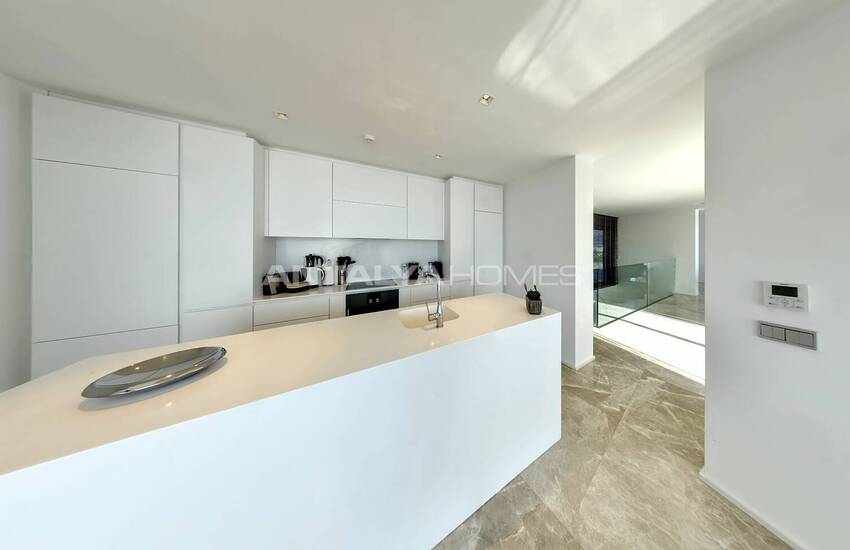 Detached Villas with Castle and Kos Island View in Bodrum 25